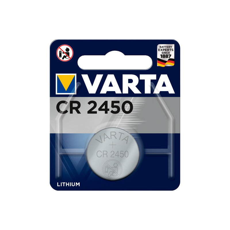 Pila Botón Varta Lithium CR2450 3V