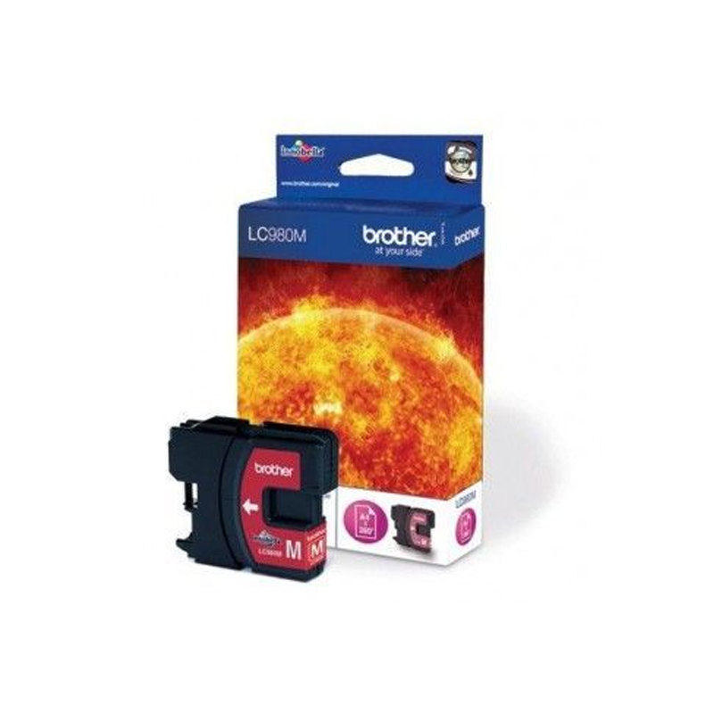 Cartucho inkjet Brother LC-980 Magenta 300 páginas