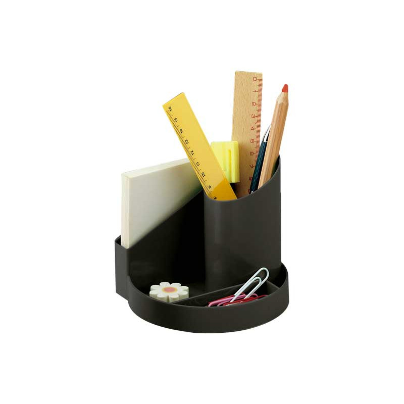 Cubilete Organizador Plástico Faibo Negro