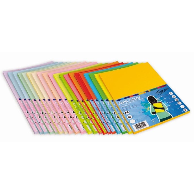 Papel Paperline Amarillo A4 80g